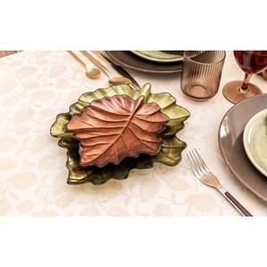 Coupelle feuille marron