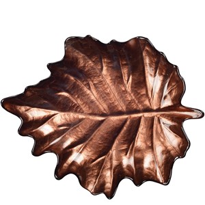 Coupelle feuille marron