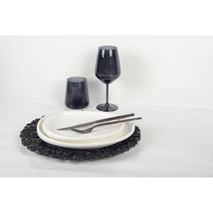 Verres à eau noir - lot de 6