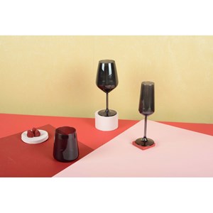 Flûtes à champagne noires - lot de 6