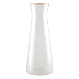 Carafe bord doré mat h28cm