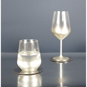 Verres à eau argent glow - lot de 6