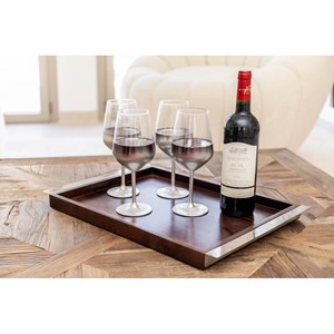 Verres à vin argent glow - lot de 6