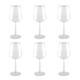 Verres à vin arabesque - lot de 6