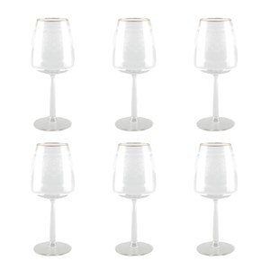 Verres à vin arabesque - lot de 6