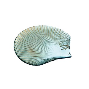 Coupelle coquillage bleue mer