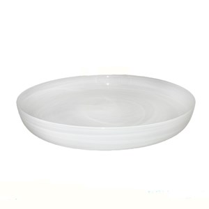 Plateau en verre blanc