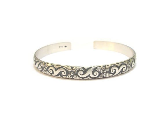 Bracelet ethnique paraty, argent massif