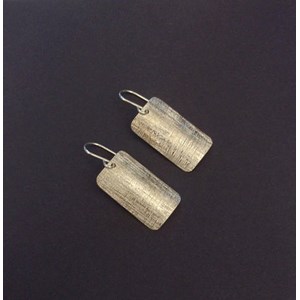 Boucles d'oreille argent ciselé