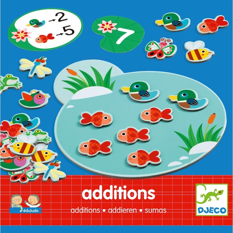 Djeco - Jeu éducatif additions 4-8y eduludo djec