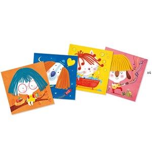 Modelage 3-6y bouclettes et cheveux raid