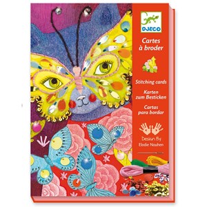 Cartes à broder 7-13y élégant carnaval d