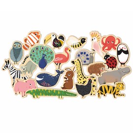 Magnétiques bois +2y magnimo djeco