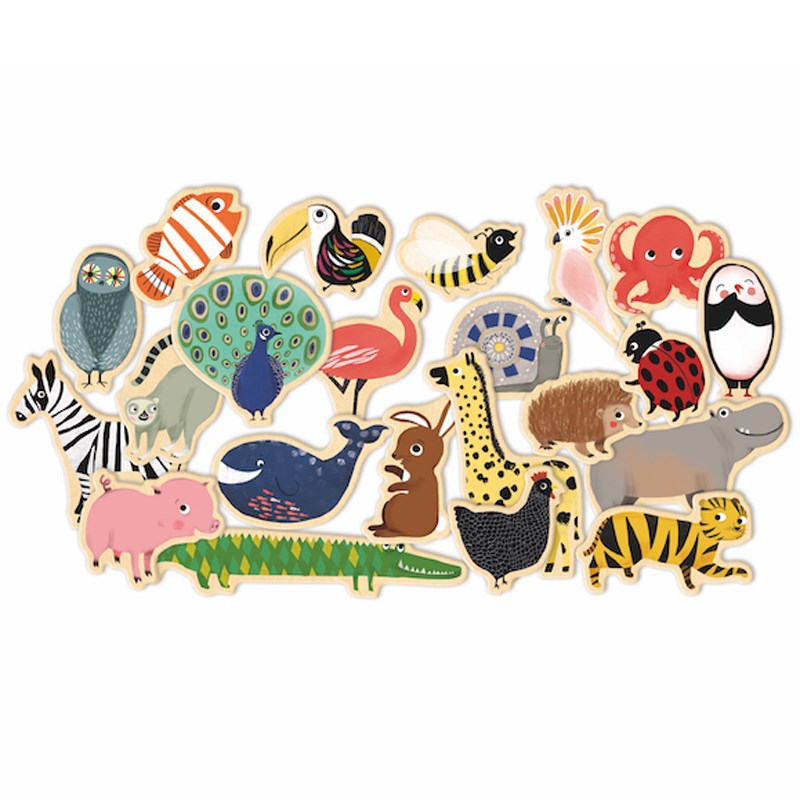 Magnétiques bois +2y magnimo djeco