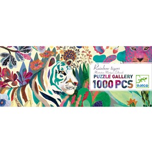 Puzzle gallery 1000pcs +9y rainbow tiger