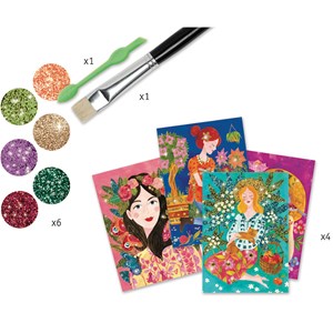 Tableau à pailleter parfum des fleurs