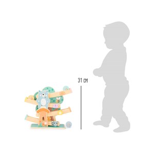 Circuit à boules pastel