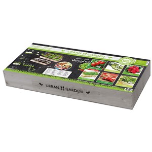 Carré potager en bois avec mini serres