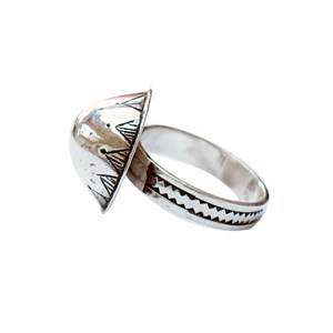 Bague touareg ronde argent