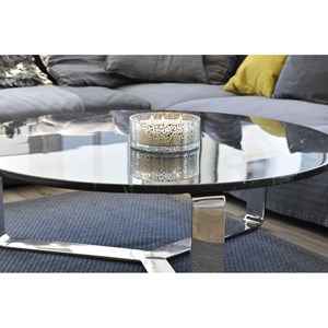 Bougie vanille pot en verre argent