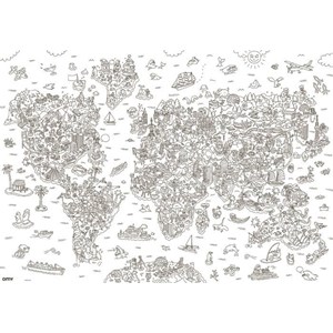 Poster à colorier - atlas