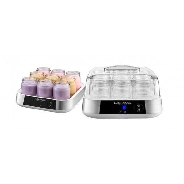 Yaourtière Lagrange 459001 D'occasion - Blanche Avec 9 Pots Et Couvercle - Marche