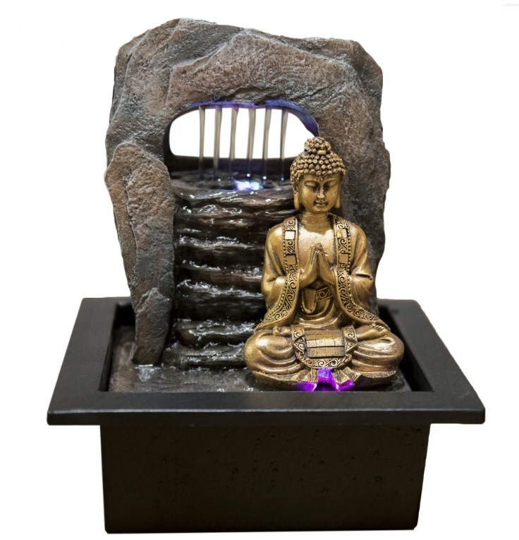Fontaine d'intérieur bouddha zen harukat
