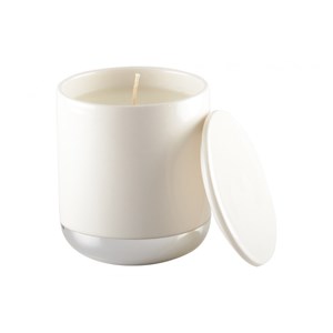 Bougie céramique base argent