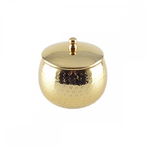 Bougie ronde doré petit modèle