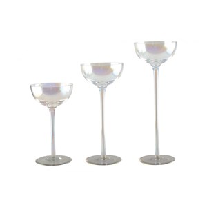 Photophore nacre - lot de 3