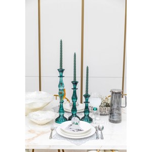 Chandelier turquoise moyen modèle h31cm