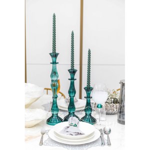 Chandelier turquoise moyen modèle h31cm