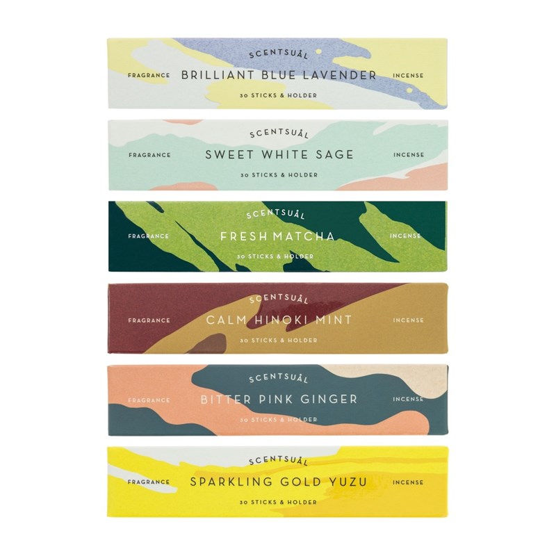 Pack encens scentsual 6 senteurs