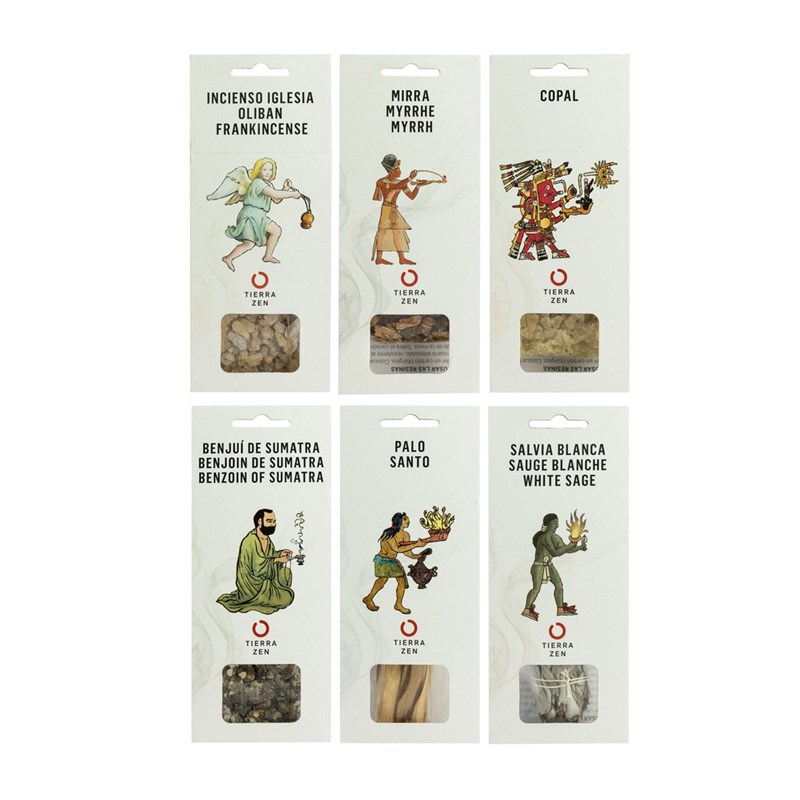 Pack encens naturel - 6 senteurs