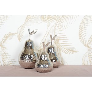 Poire décorative en argent