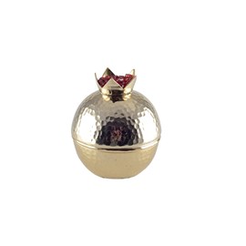 Boîte dorée grenade
