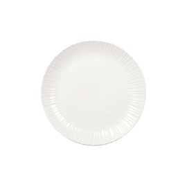 Assiette à dessert blanche flora