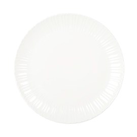 Assiette de présentation blanche flora