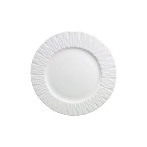 Assiette à dessert blanche lilia  - lot de 6