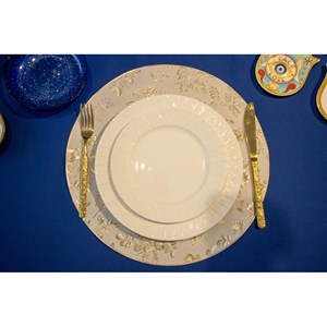 Assiette à dessert blanche lilia  - lot de 6