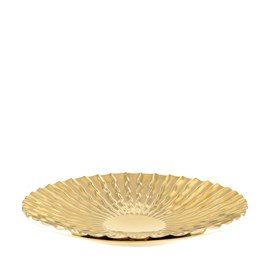 Coupe décorative dorée brillant