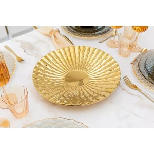 Coupe décorative dorée brillant