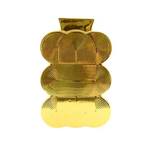 Vase doré brillant moyen modèle