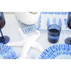 Étoile de mer blanche décorative