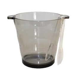 Seau à glaçons fumé avec pince