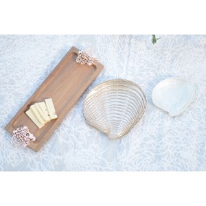 Coupelle coquillage blanche perle