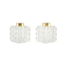 Salière et poivrière carreau doré