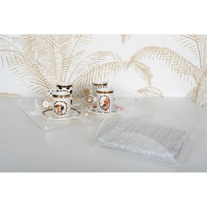 Porte-serviettes en acrylique