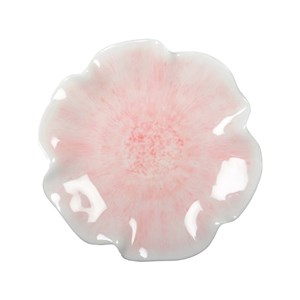 Assiette plate rose en mélamine