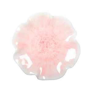 Assiette plate rose en mélamine  - lot de 6